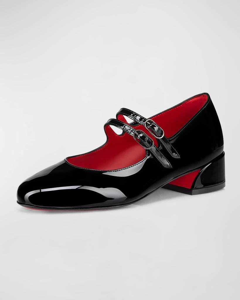 Christian Louboutin Girl's Jane Patent Leather Ballerina Shoes, Toddlers/Kids 2