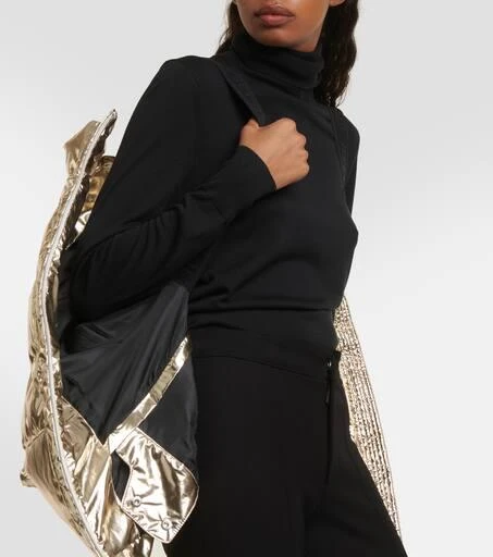 Jet Set Gardena metallic puffer vest 6