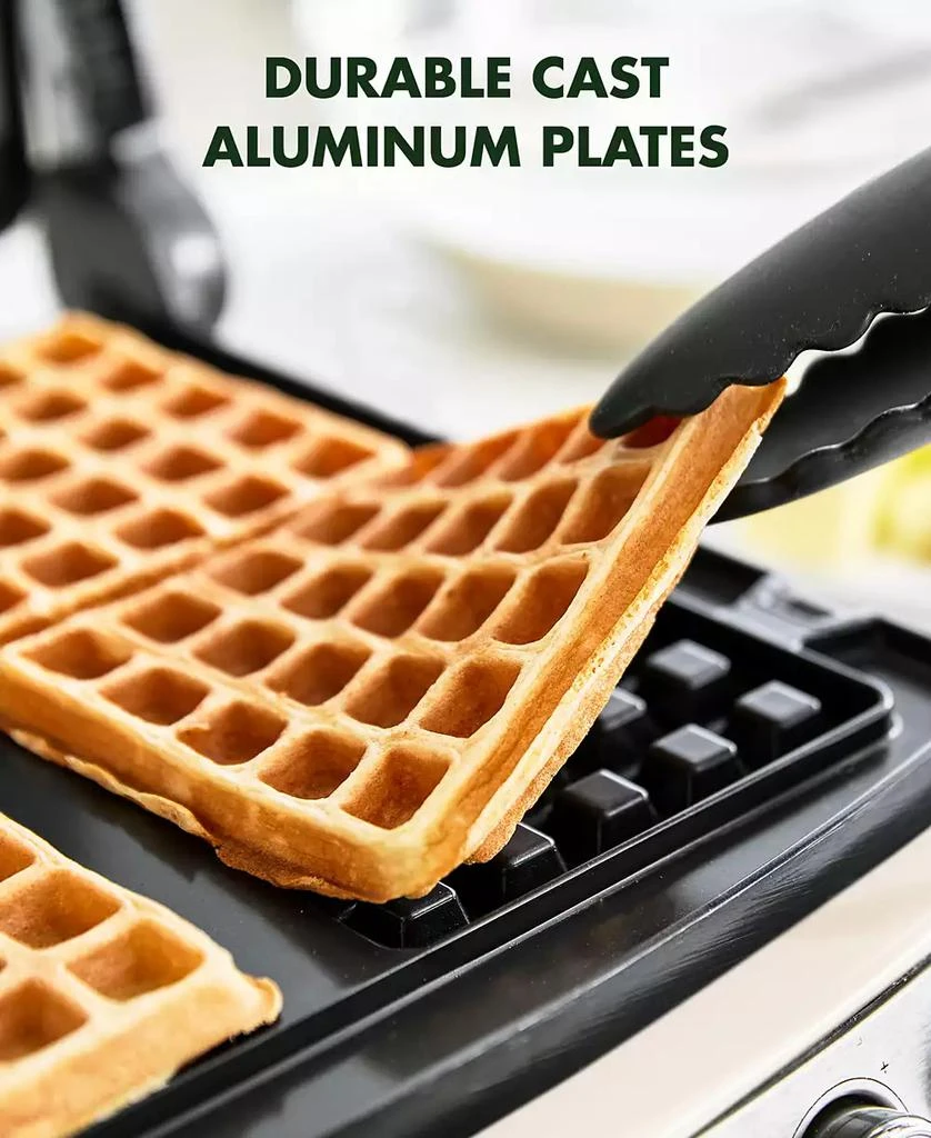 Greenpan Elite 4-Square Nonstick Belgian & Regular Waffle Maker 8