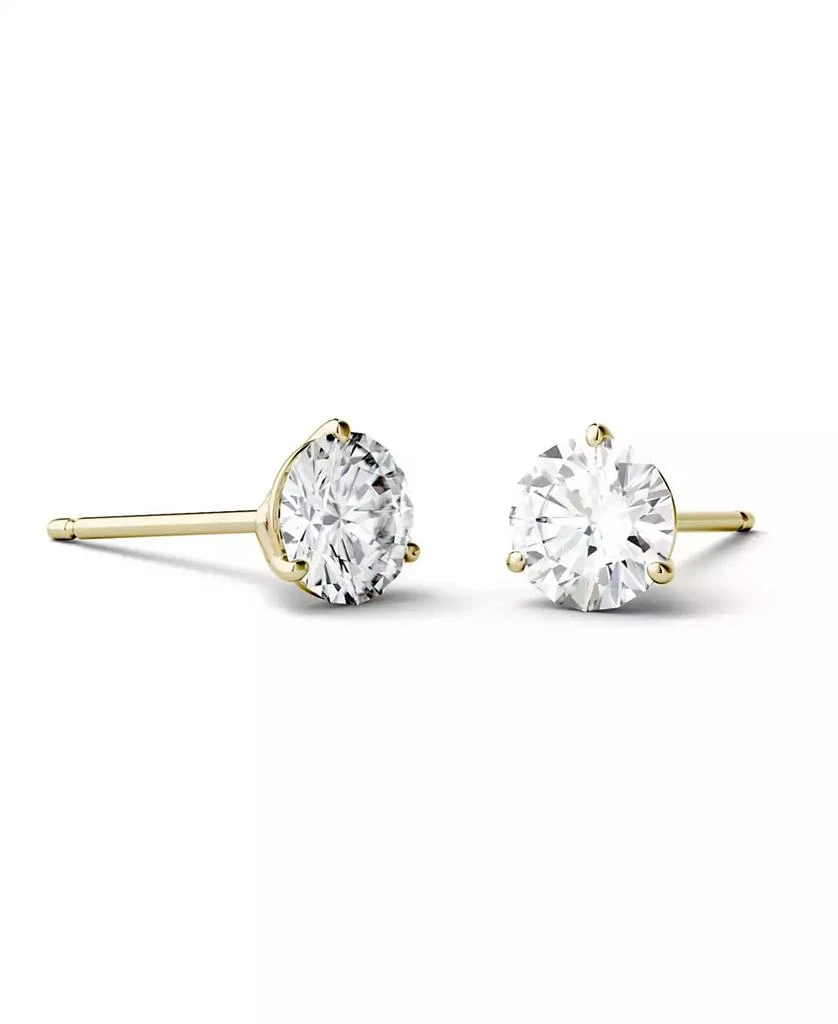 Charles & Colvard Moissanite Martini Stud Earrings (1 ct. t.w. Diamond Equivalent) in 14k white or yellow gold 2