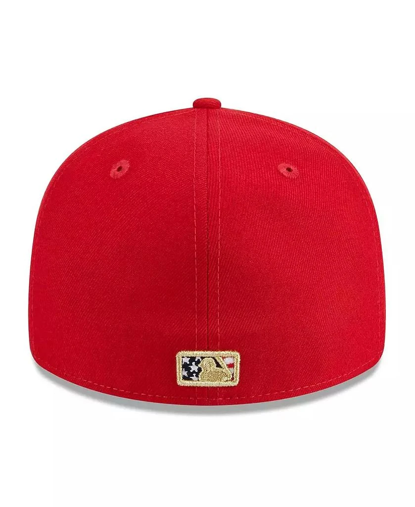 New Era Men's Red Detroit Tigers 2023 Fourth of July Low Profile 59FIFTY Fitted Hat 4
