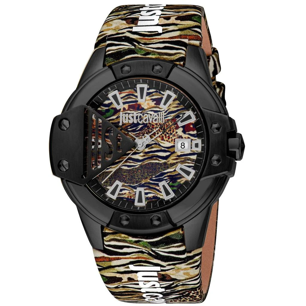 Just Cavalli Women's Scudo Black Dial Watch 1