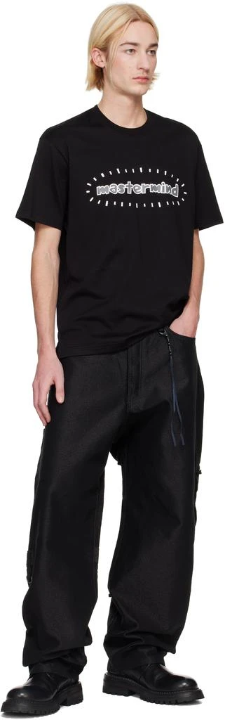 mastermind JAPAN Black Puzzle Wide Straight Fit Jeans 4