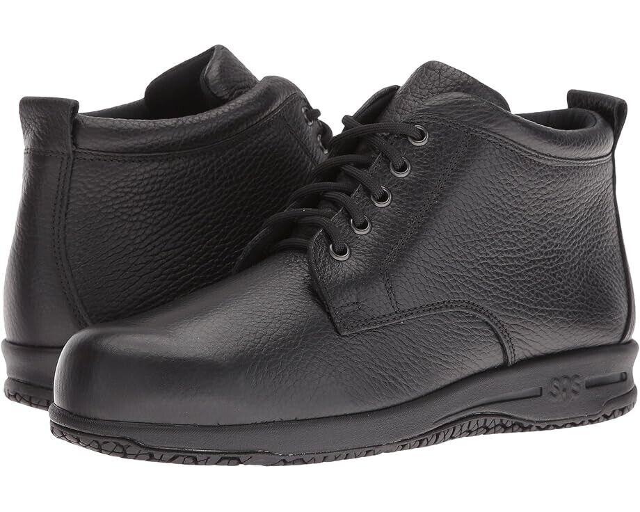 SAS Alpine Boot Women's US 7.5 Black Leather Non Slip Ankle Chukka EEE3829