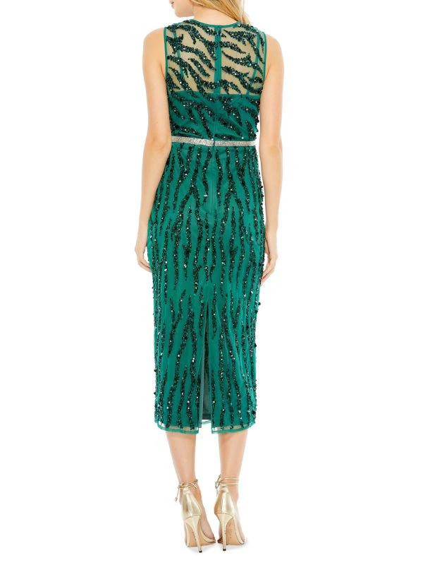 Mac Duggal Sequin Sheath Midi-Dress 2