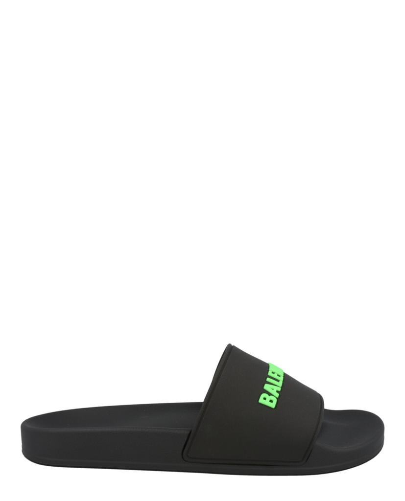 Balenciaga Logo Pool Slides