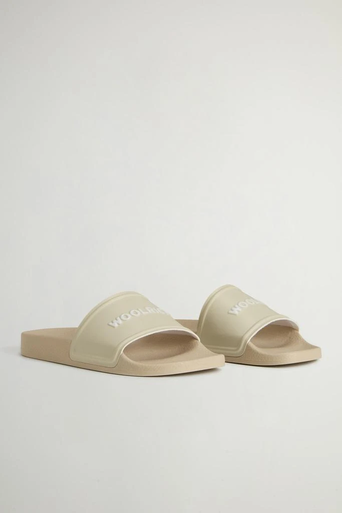 Woolrich Rubber Slide Sandals - Women - Beige 2