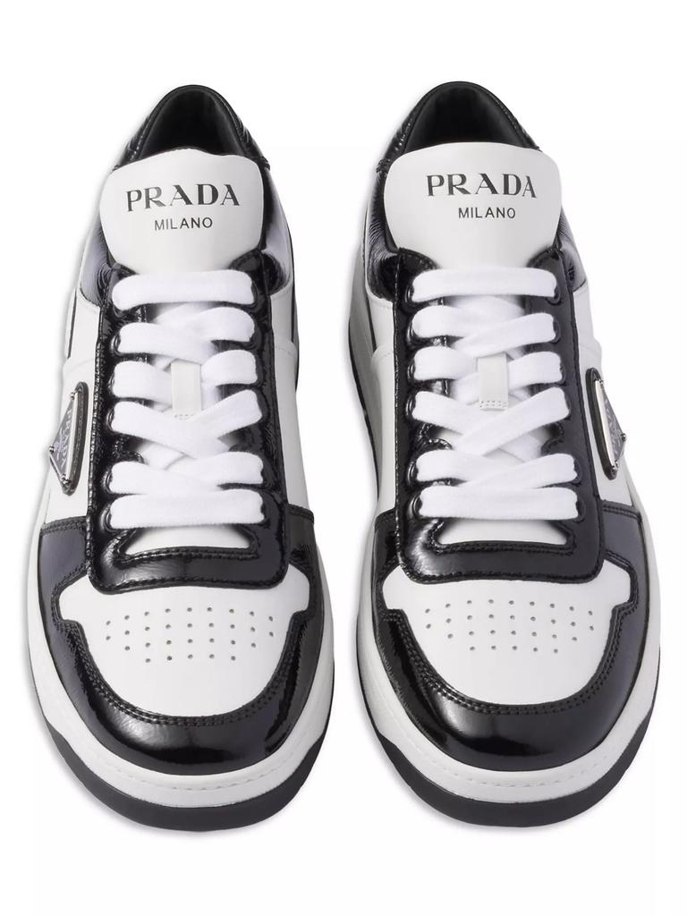 Prada Downtown Leather Sneakers