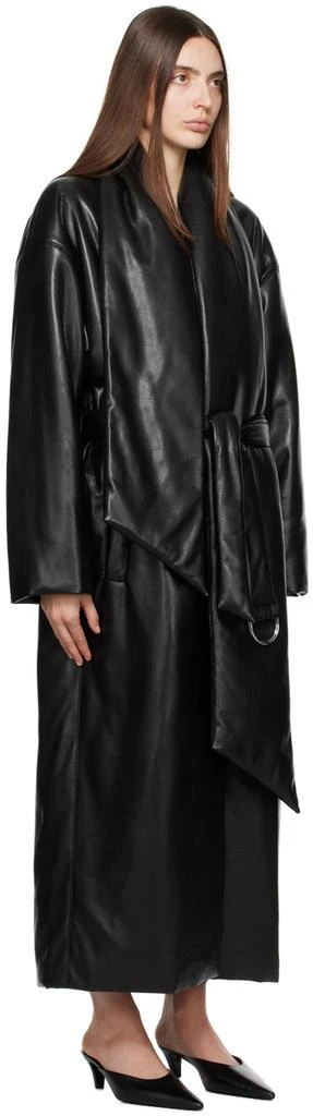 Nanushka Black Amelie Vegan Leather Coat 2