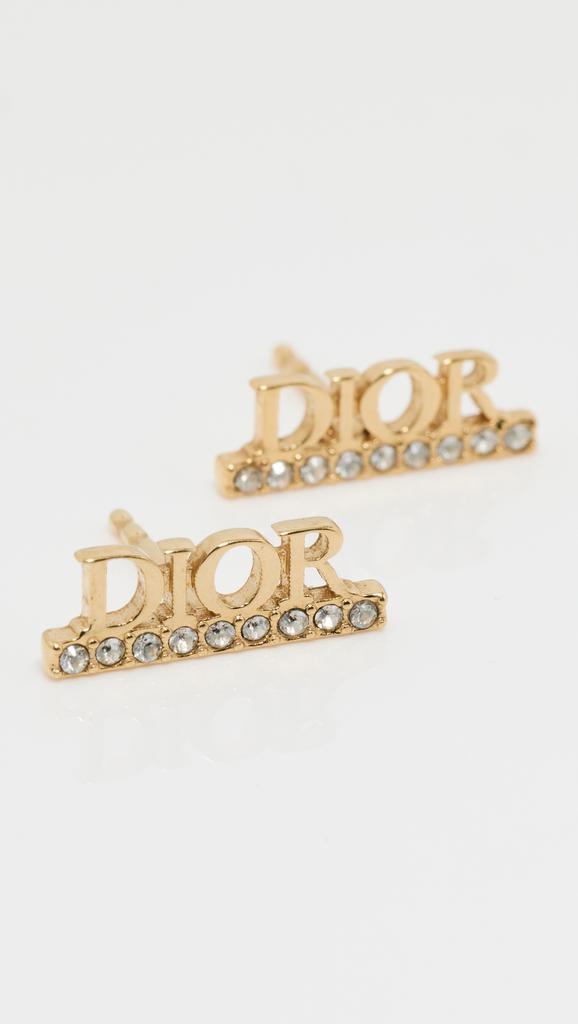 What Goes Around Comes Around Dior Gold Crystal Dior Evolution Earrings