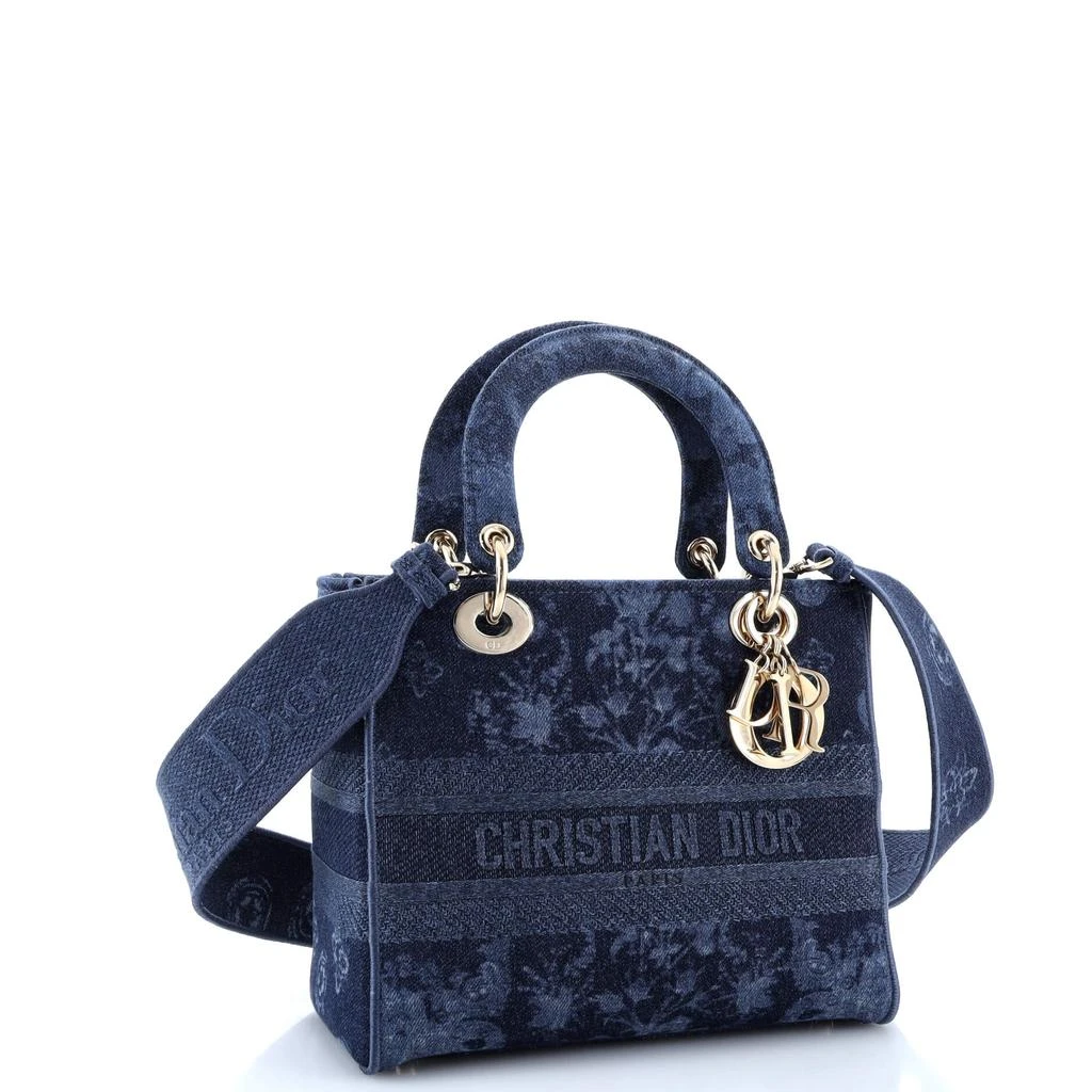 Dior Lady D-Lite Bag Printed Denim Medium 2