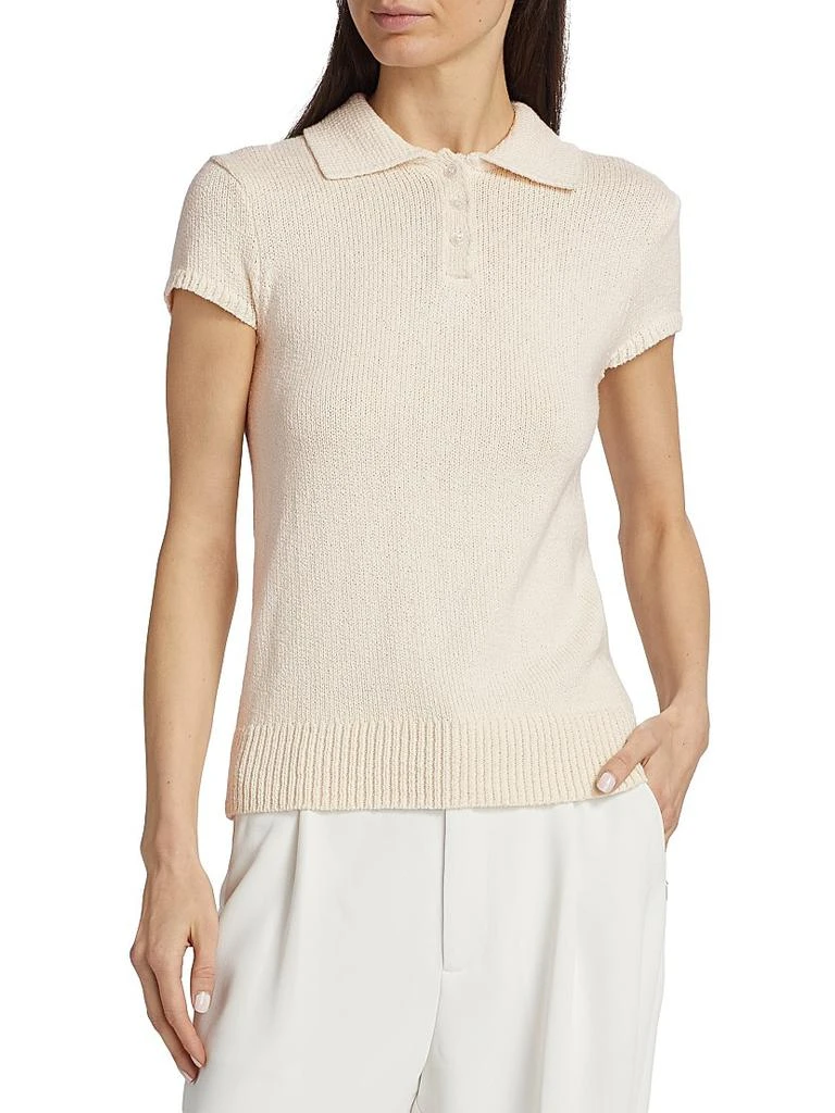 Theory Knit Cotton & Wool Polo 3