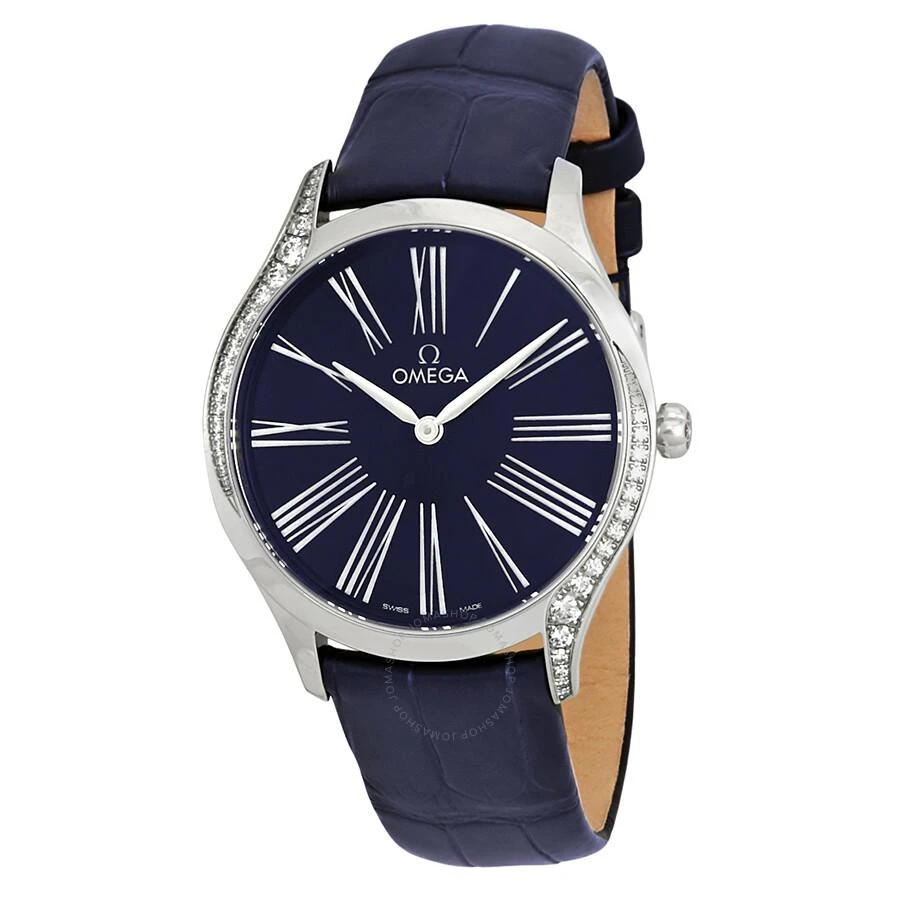 Omega De Ville Blue Dial Ladies Watch 428.18.36.60.03.001 1