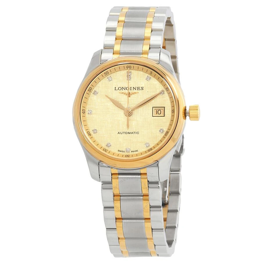 Longines Master Collection Automatic Diamond Ladies Watch L2.257.5.38.7 1