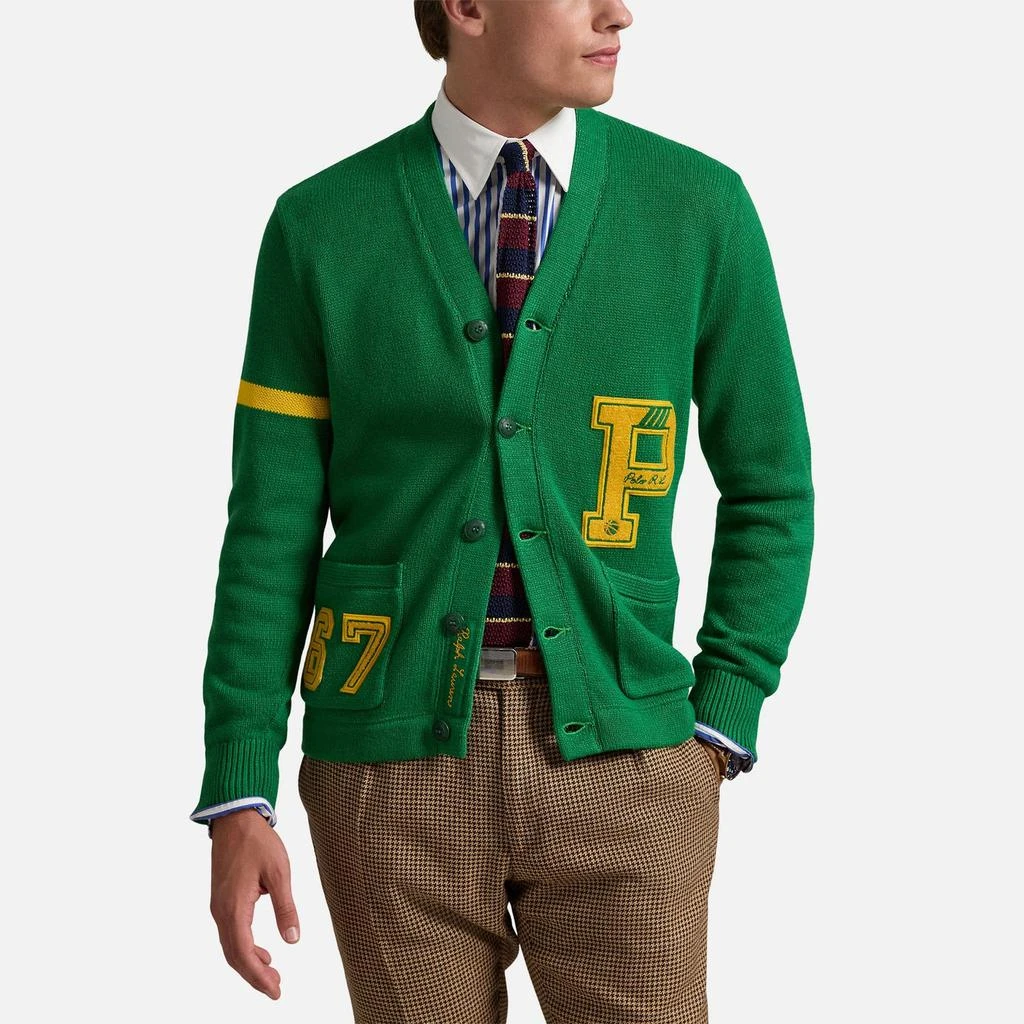 Ralph Lauren Polo Ralph Lauren Varsity Logo Cotton-Knit Cardigan 2