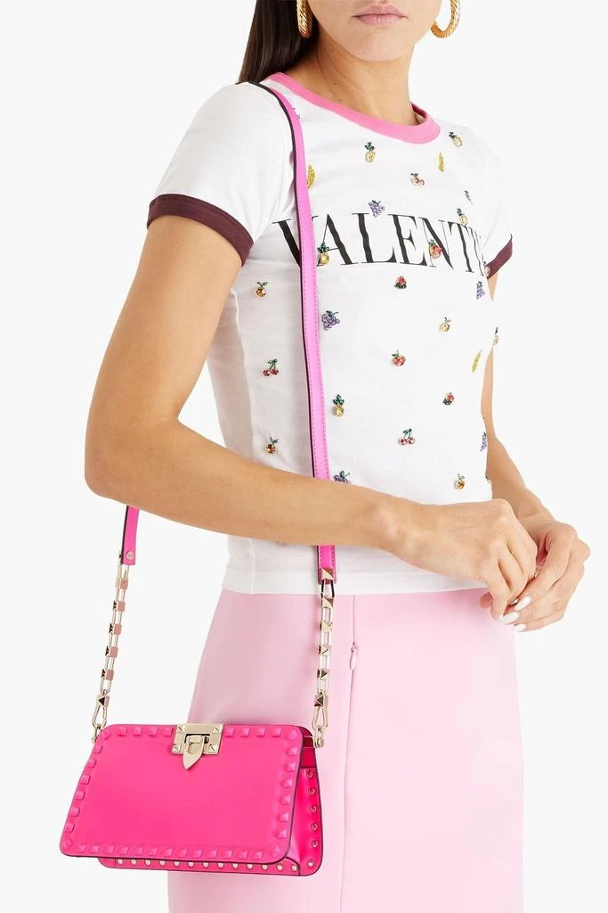 Valentino Rockstud leather clutch 6