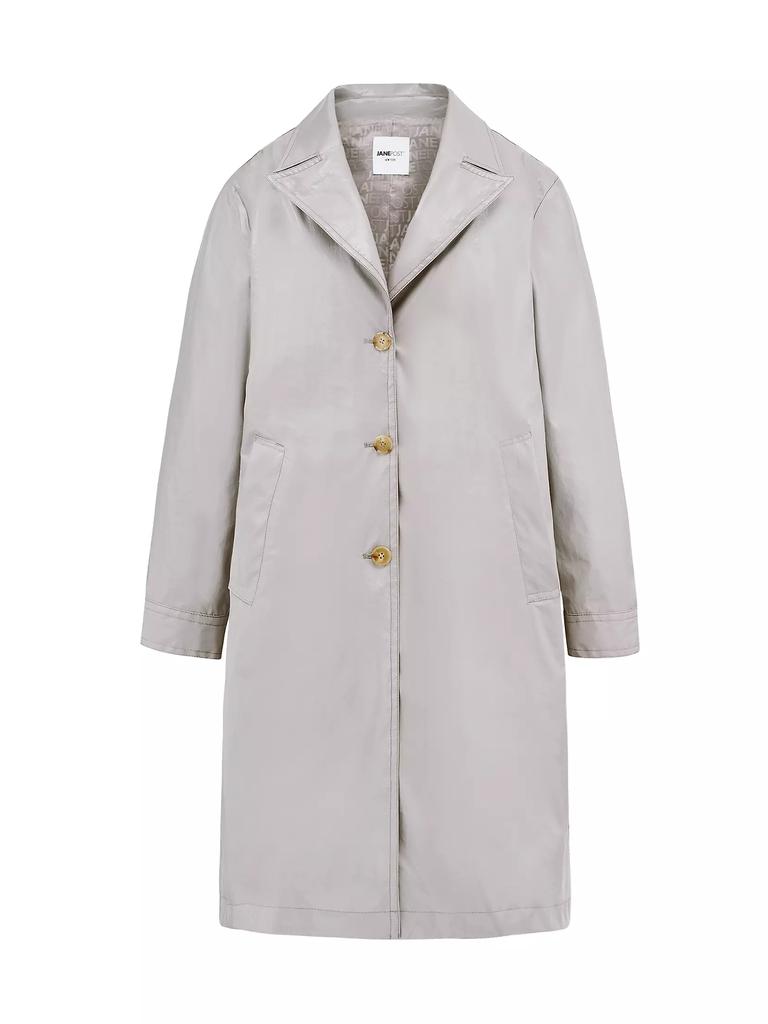 Jane Post Tailored Single-Breasted Trench Coat