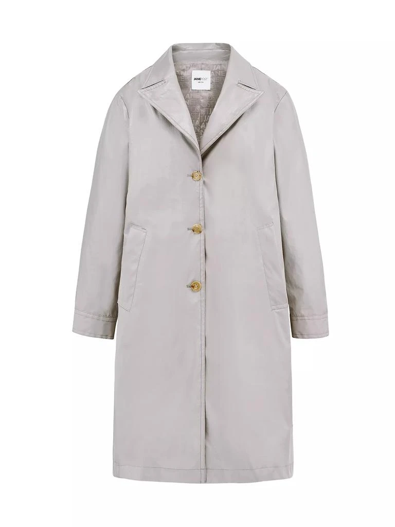 Jane Post Tailored Single-Breasted Trench Coat 1