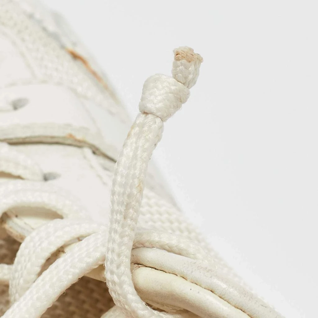 Louis Vuitton Louis Vuitton White Leather and Mesh Run Away Sneakers Size 37 8