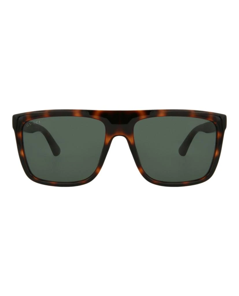 Gucci Square-Frame Injection Sunglasses
