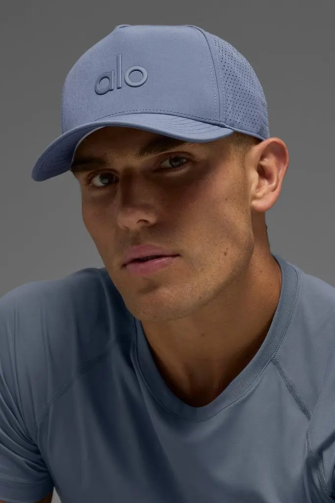 Alo Performance District Trucker Hat - Bluestone - Hats - Free Shipping -  BeyondStyle