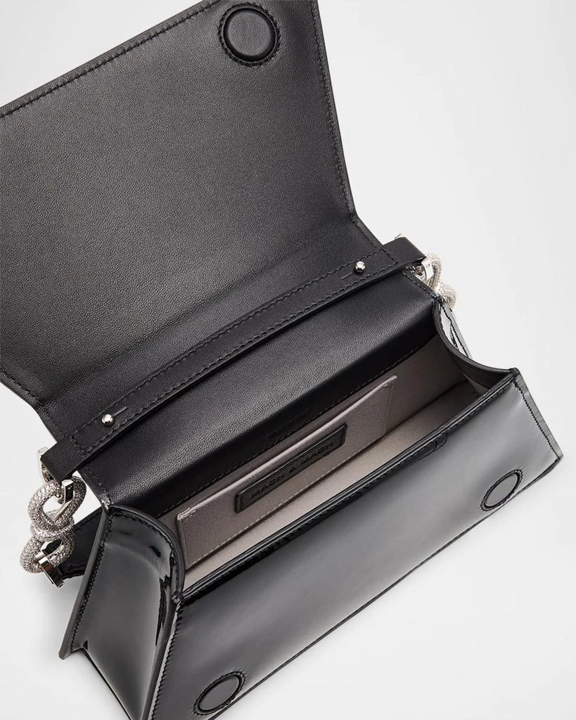 Mach & Mach Samantha Double Bow Patent Leather Shoulder Bag 4