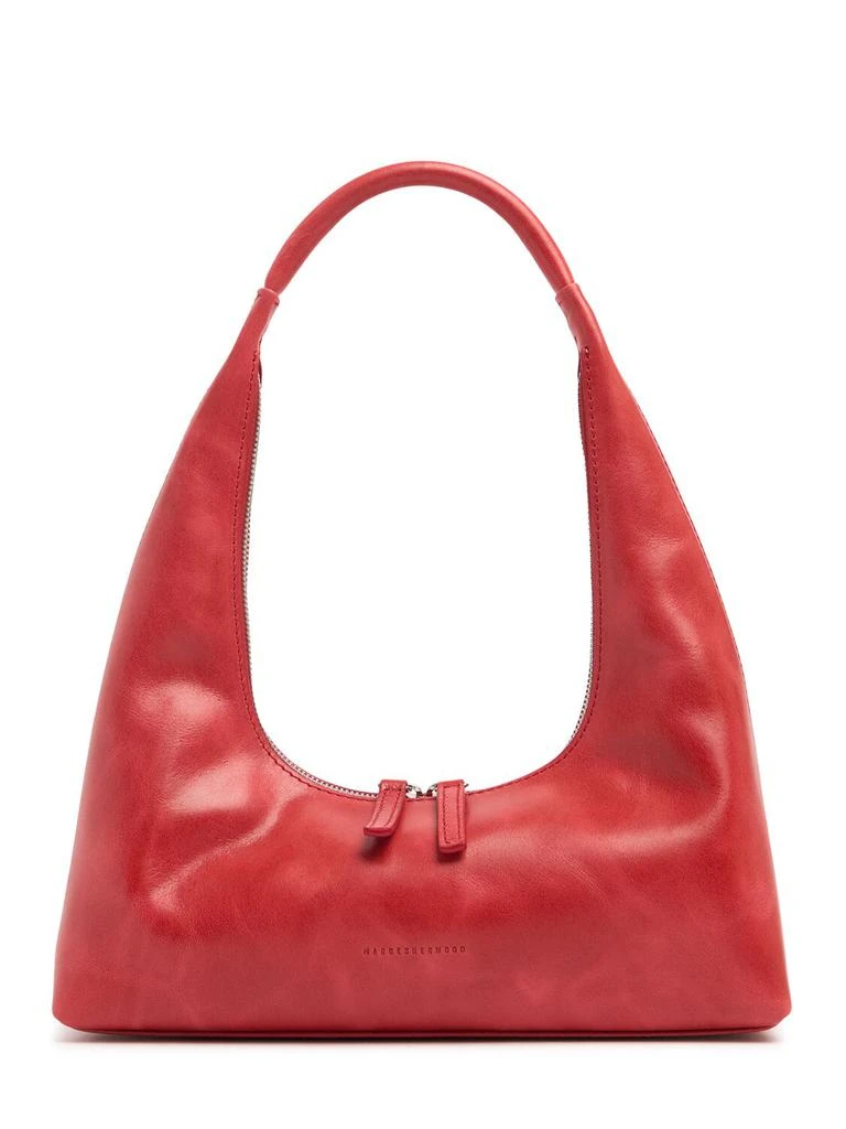 MARGESHERWOOD Hobo Washed Leather Shoulder Bag 1