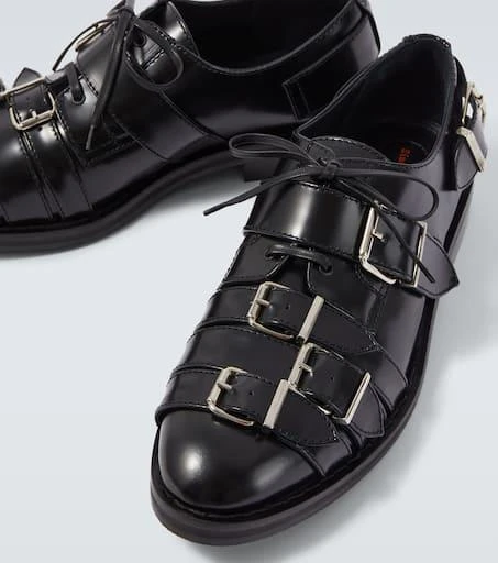 Simone Rocha Buckle-detail leather Oxford shoes 3