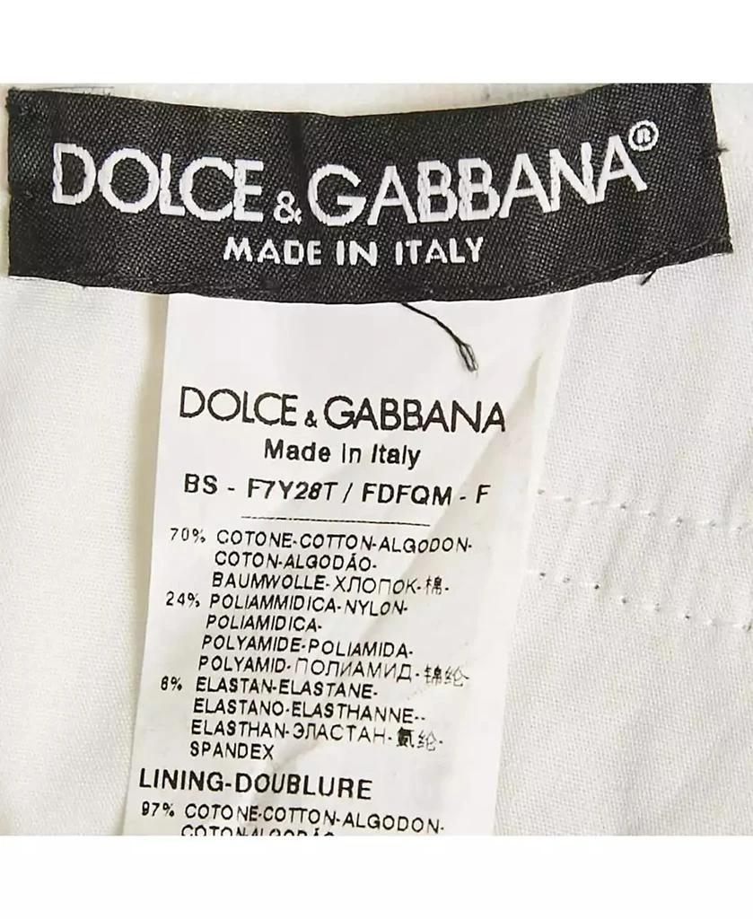 Pre-Owned Dolce 
Gabbana Women
s Blue Denim Bustier Top 5