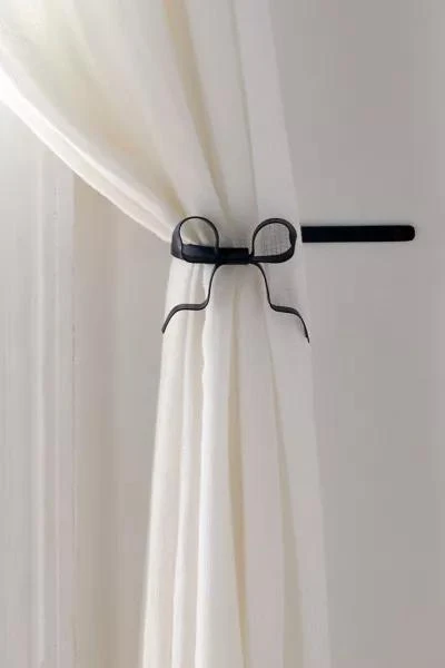 Urban Outfitters Marina Bow Curtain Tie-Back Set 1