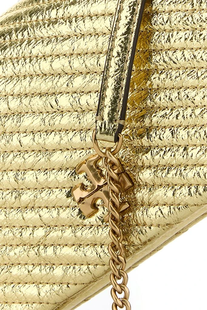 Tory Burch Gold leather Kira clutch 3