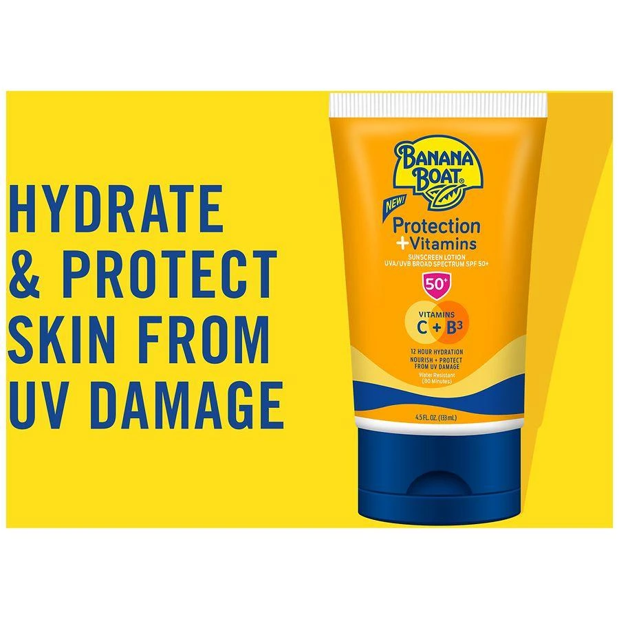 Banana Boat Protection + Vitamins Sunscreen Lotion, SPF 50 3