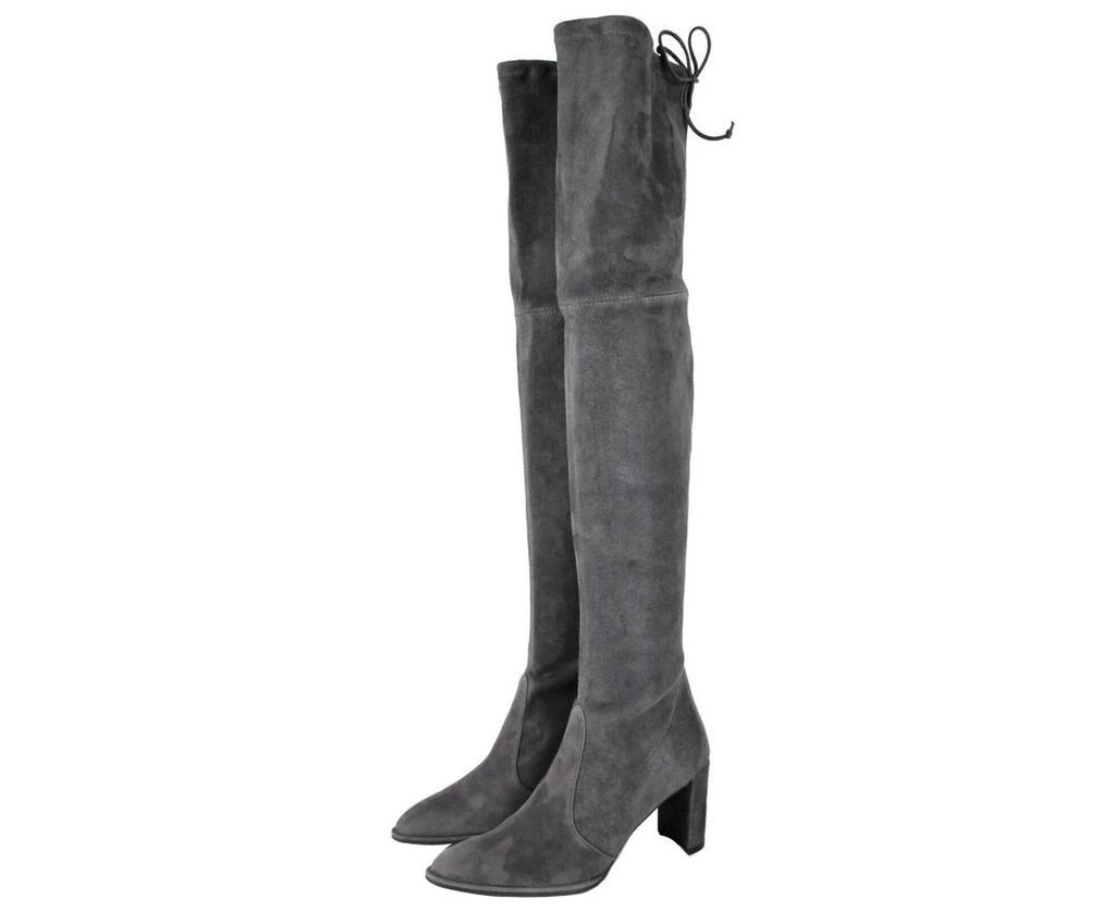 Stuart Weitzman Women's Landmark Suede Over-the-knee Boot 4
