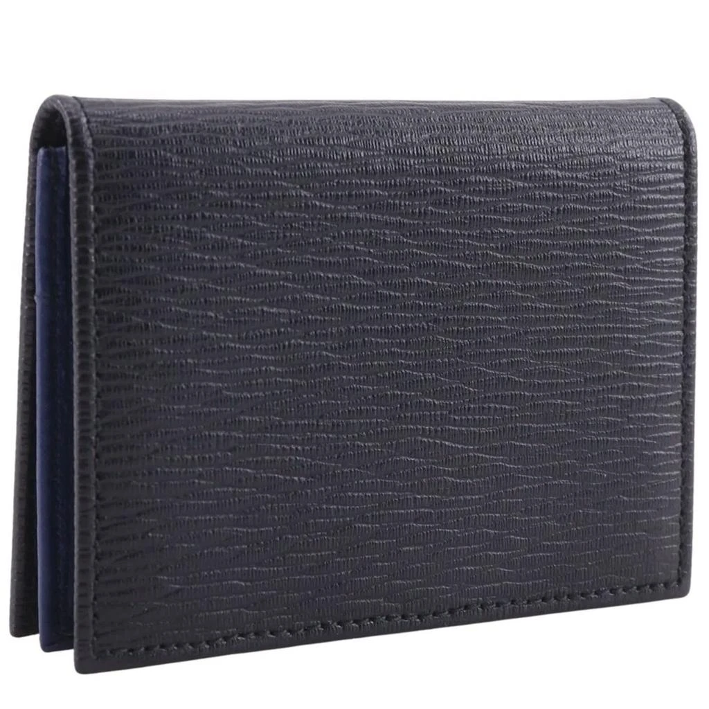 Salvatore Ferragamo Navy Leather Card Case (Pre-Owned) 3