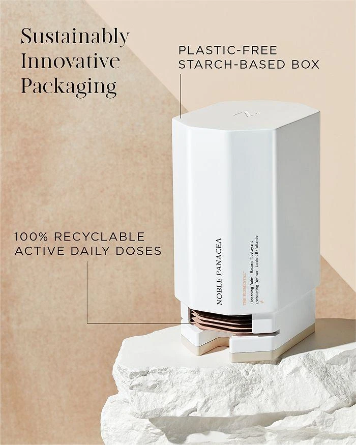NOBLE PANACEA The Elemental Cleansing Balm & Exfoliating Refiner 2