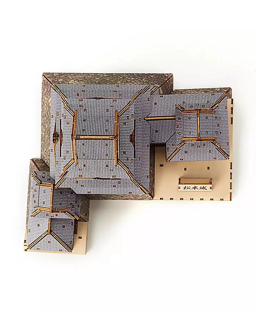 Flash Popup 3D DIY Puzzle: Matsumoto Castle Color Version - 374pcs 4