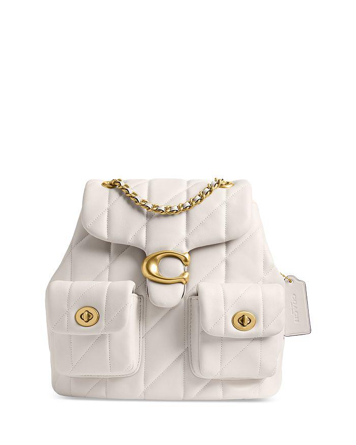 Coach Tabby Quilted Leather Convertible Backpack