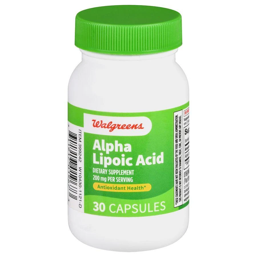Walgreens Alpha Lipoic Acid 200 mg Capsules 1