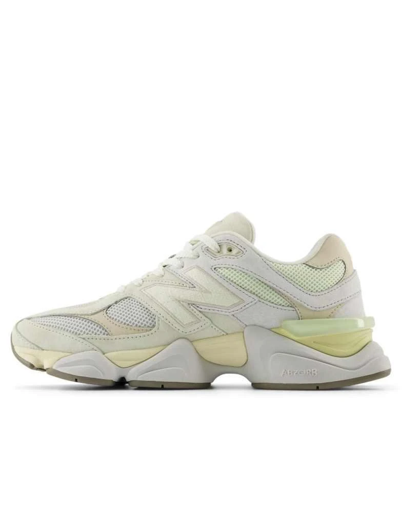 New Balance New Balance 9060 unisex sneaker in all white 3