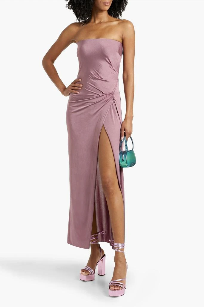Petra strapless draped satin-jersey maxi dress  On Sale Now with Up to 80%  Off | Discover Exclusive Deals & Savings at BeyondStyle  Authentic Bec &  Bridge dresses|women with Limited-Time Discounts,
