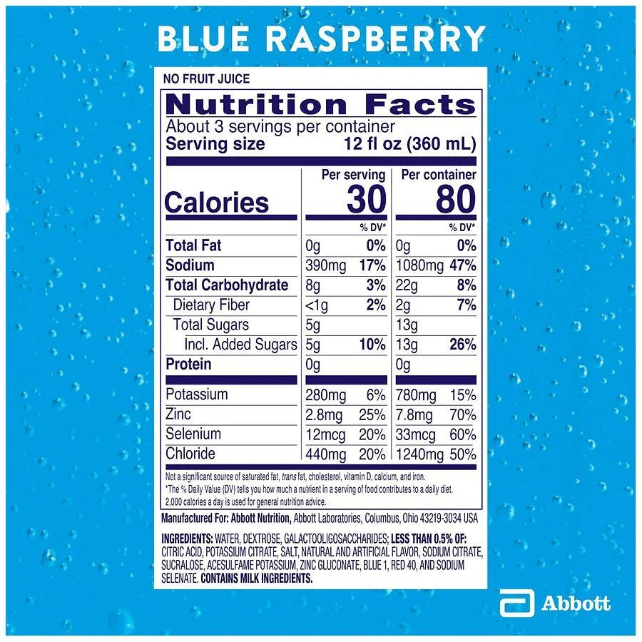 Pedialyte AdvancedCare Electrolyte Solution Blue Raspberry 8