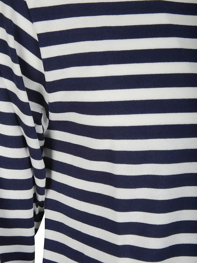 Comme des Garcons Navy/White Striped Long-Sleeved T-Shirt 3