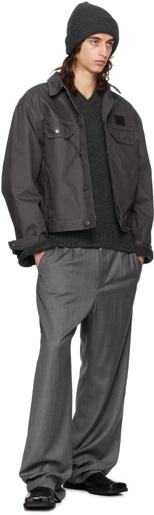Our Legacy Gray Borrowed Chino Trousers 4