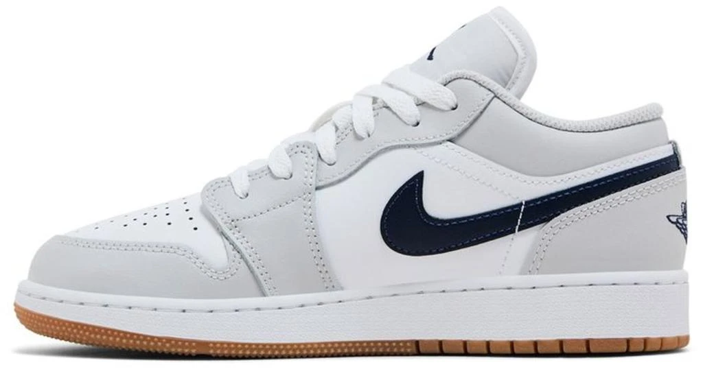 Jordan 1 Low White Neutral Grey Gum Midnight Navy Women's 2
