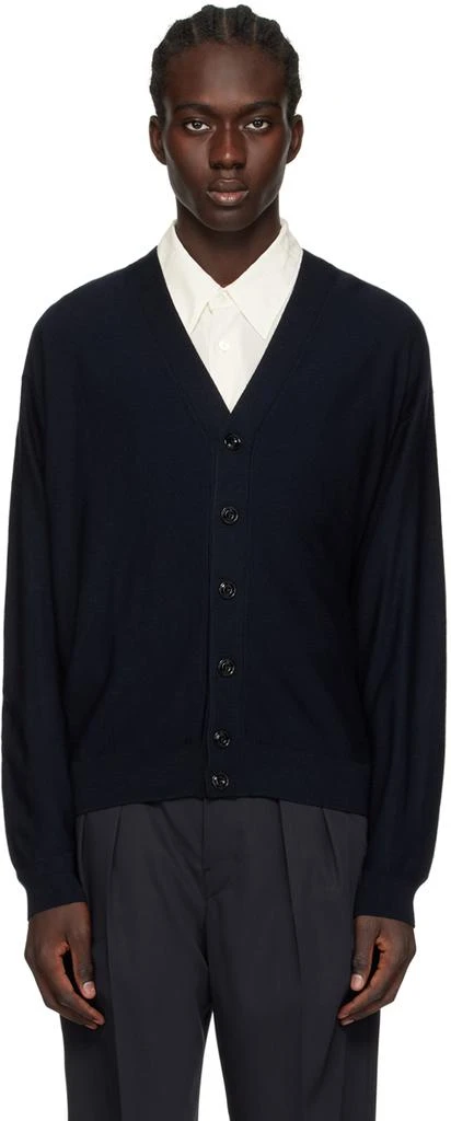Lemaire Navy Twisted Cardigan 1