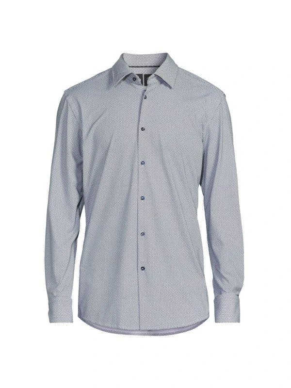 Hugo Boss Hank Kent Slim Fit Diamond Sport Shirt 3