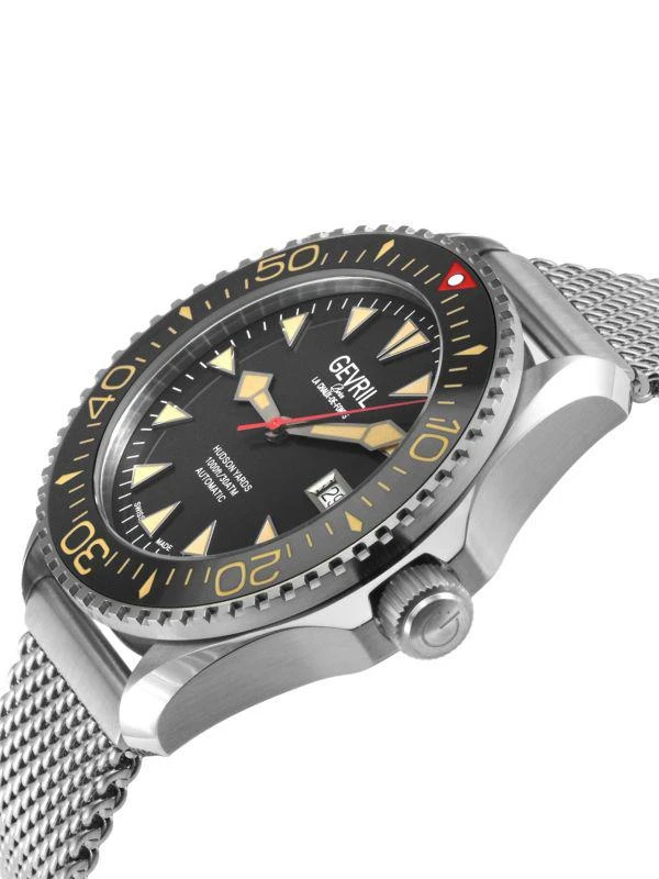 Gevril Hudson Yards 43MM Stainless Steel Automatic Bracelet Watch 3