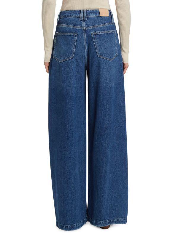 Paige Portia High-Rise Seamed Wide Flare Jeans