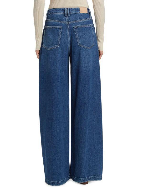 Paige Portia High-Rise Seamed Wide Flare Jeans 2