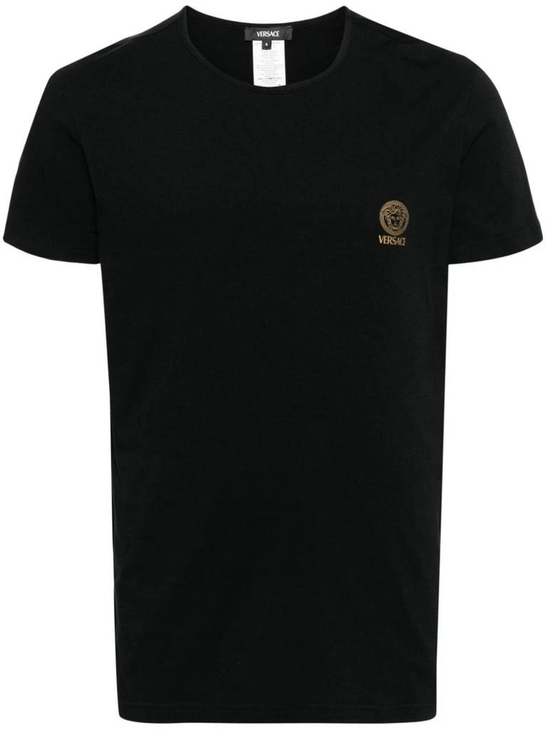 VERSACE VERSACE Logo organic cotton t-shirt 1